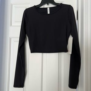 Lululemon Wunder Train Cropped Long Sleeved
